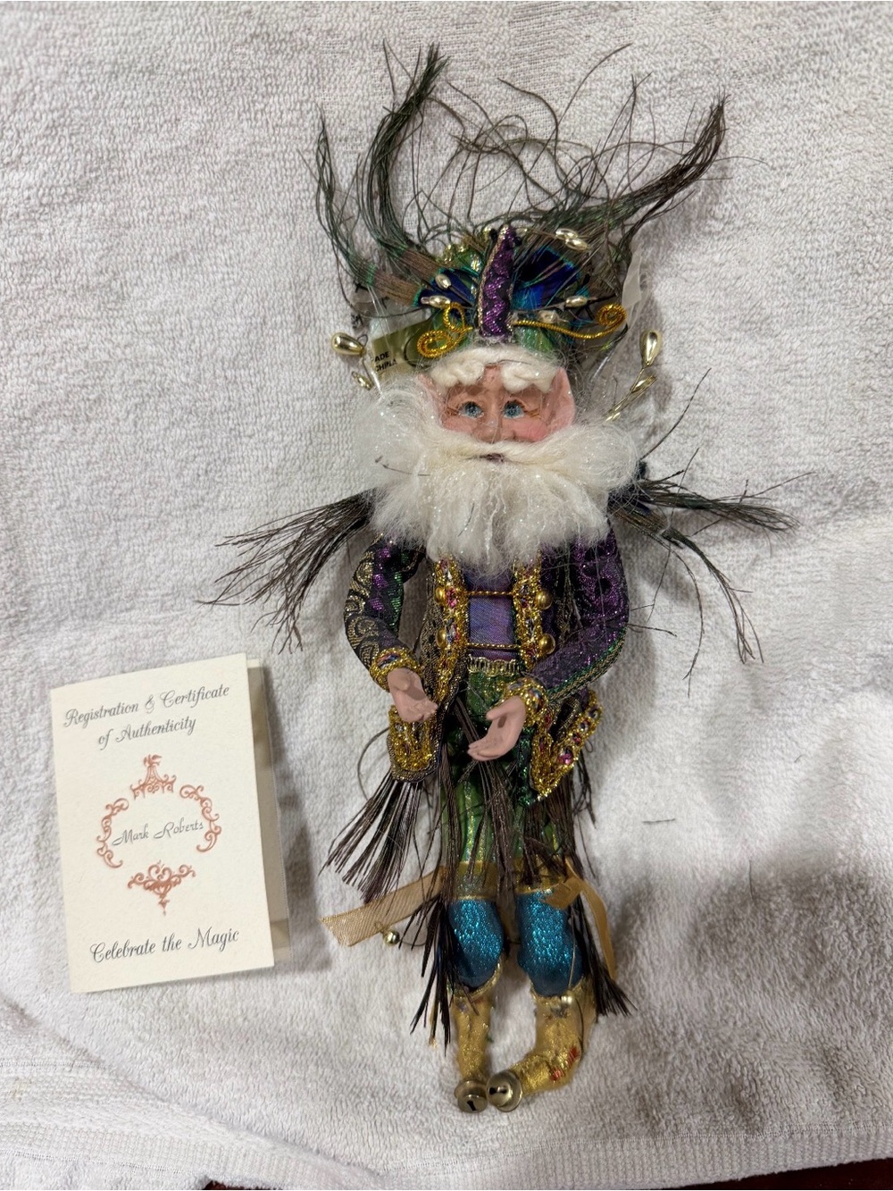 Mark Roberts Peacock Fairy Small 51.75584 Christmas holiday in original box